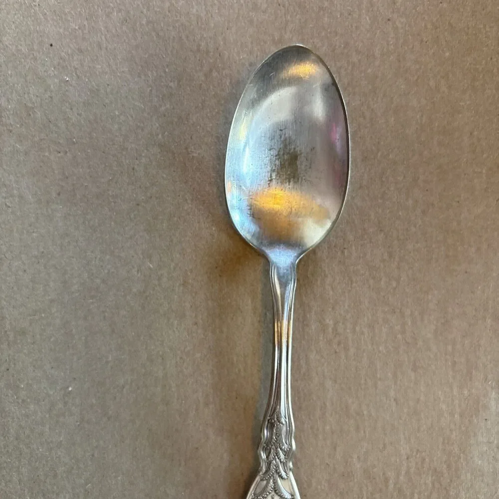 Wm Rogers & Sons AA Vintage Oregon souvenir spoon Crest Eagle Silver plate